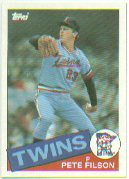1985 Topps Baseball Cards      097      Pete Filson